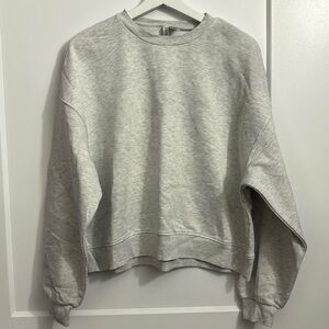 H&M Light Gray Women's Crewneck Sweater